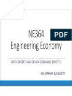 Sheet 1 Cost Concepts and Design Economics