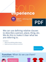 PET Defining Relative Clauses