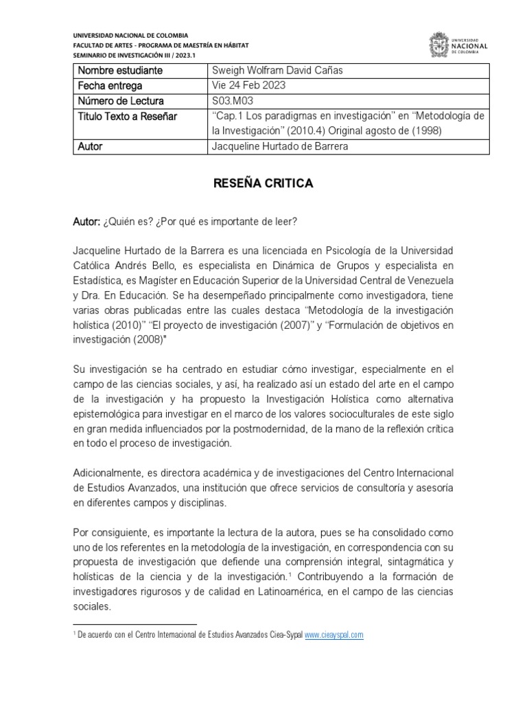 M03 los paradigmas en investigaci n jacqueline hurtado de barrera
