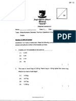 P4 Maths 2021 CA1 ACS Primary