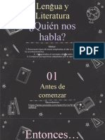 ¿Quién nos habla_ 1° Medio