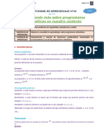 ACTIVIDAD 26 - 4°-5º (Progresiones Aritméticas)