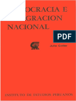 Democracia e Integracion Nacional - Julio Cotler