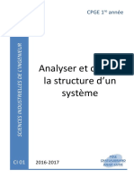 CI01 Cours - Analyser Et Décrire La Structure D - Un Système