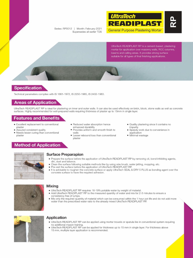 Readiplast Ultra Tech | PDF