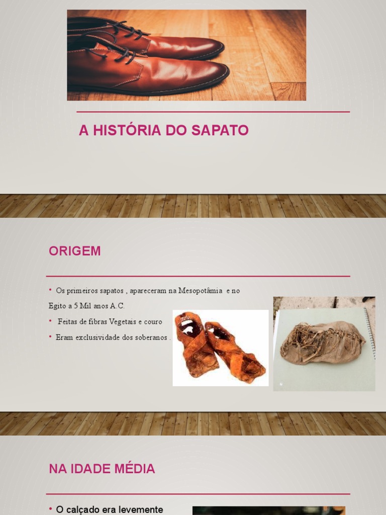 História Do Sapato | PDF | Sapato | Couro