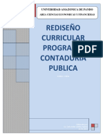 Rediseño Contaduría Pública