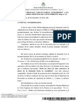 Jurisprudencia Fallo Mignani, Carlos Fabián - Sumarísimo - C. En-Afip-Ley 20.628-Impuesto A Las Ganancias Sobre Haberes Previsionales