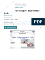 Tp1.Analyse Microbiologique de La Viande de Poulet - PDF - Viande - Nourriture Et Boisson