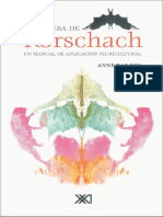 Bar - La Prueba de Rorschach. Un Manual de Aplicación Pluricultural