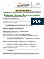 FT#3 NARRATIVA_Fatores Que Influenciam a Velocidade Das Reações Químicas