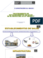 S13 - Mantenimiento de Establecimientos de Salud en El Marco Del D.u.n° 058-2011