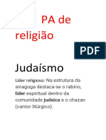 PA de Religião