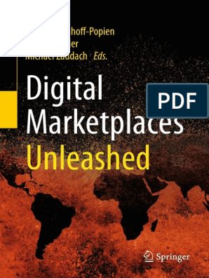 Digital Marketplaces: Unleashed | PDF | Shin Bet | Business | Poster