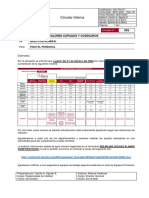 Aumento de valores copagos y coseguros