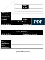 FORMATO Especificación de Requerimientos