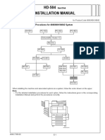 Installation Manual HD-504: I. Outline of Installation Procedures For 4040/4041/4042 System