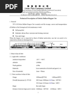 Technical Description of WY-130 - Vagão de Rejeito de Lastro