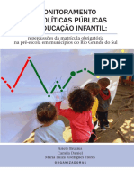 Análise da cobertura e qualidade da educação infantil em municípios do RS