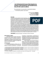 A relevância do periodontista na prevenção da doença periodontal em pacientes ortodônticos