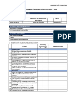 Ficha de Observación de La Sesión de Tutoría 2023