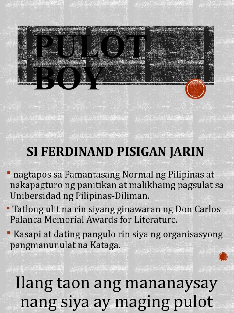 2.3 Sanaysay at Pulot Boy PDF