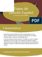 Etapas Del Derecho Español