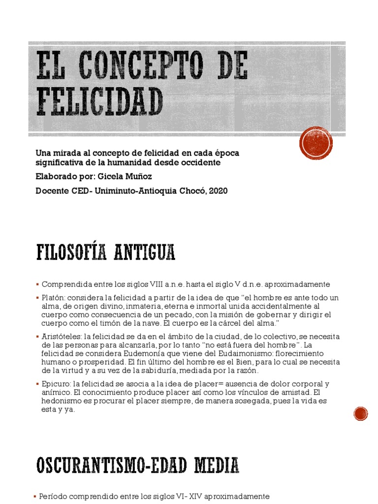 Felicidad a través de la historia occidental | PDF | Felicidad | Placer