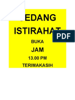 Jam Istirahat