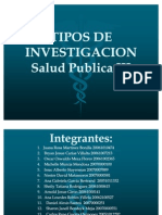 TIPOS DE INVESTIGACION