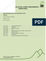 Programación 2 Septiembre Jorge Roa Evento Ordenamiento Territorial