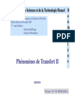 Phénomènes de Transfert II