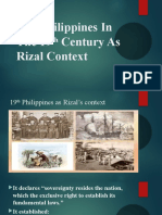 The Philippines in The 19th Century As Rizal