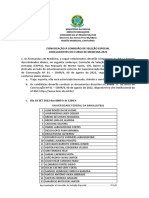 Convocação à Comissão de Seleção Especial para Medicina 2022