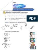 Guía Objetos Naturales y Tecnológicos Tecnología 1º Básico