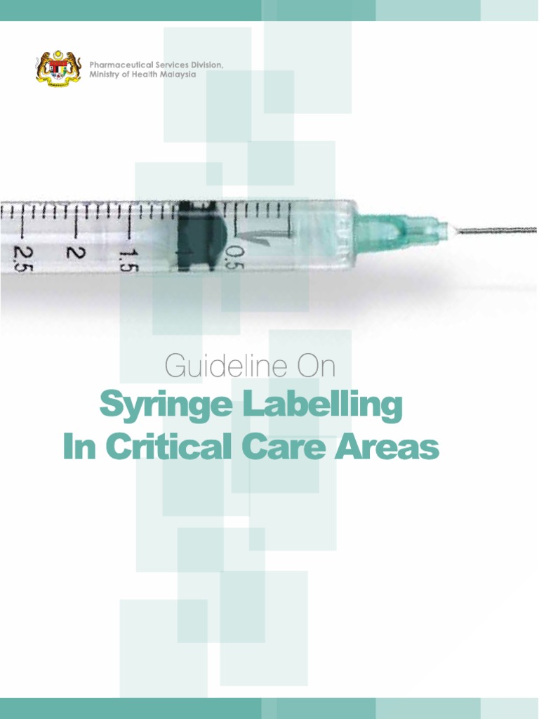 A2. Syringe Labelling Critical Areas | PDF | Pharmacist | Pharmacy