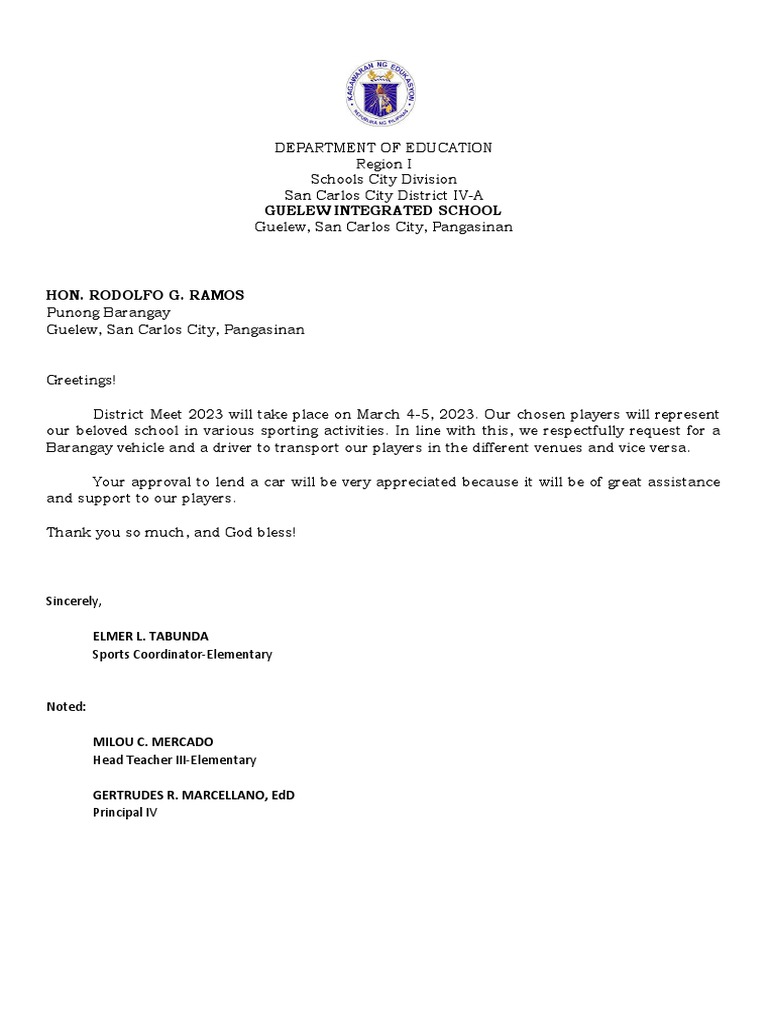 guelew-integrated-school-requests-vehicle-support-for-district-meet