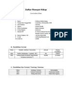 Daftar Riwayat Hidup: A. Data Pribadi