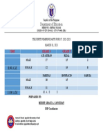 Matrix of First Communion