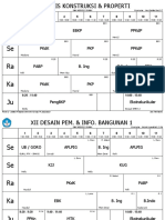 Jadwal Ujian Semester 6 Kelas XII-2