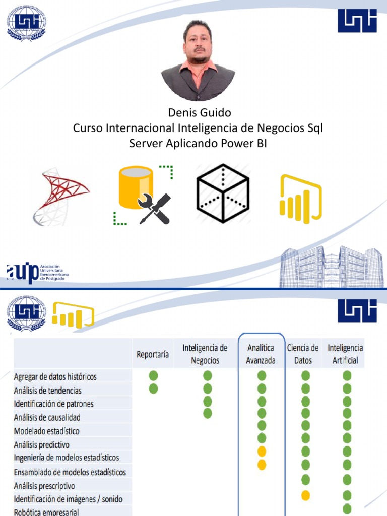 Curso de BI y Data Warehouse en SQL | PDF | Inteligencia de negocios ...