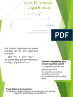 Derivadas de Funciones Logarítmicas