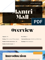 Mantri Mall, Banglore Case Study