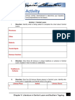 Chapter V - Preactivity - Literature in Central Luzon and Southern Tagalog-1