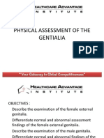 Physical Assessment of The Gentialia