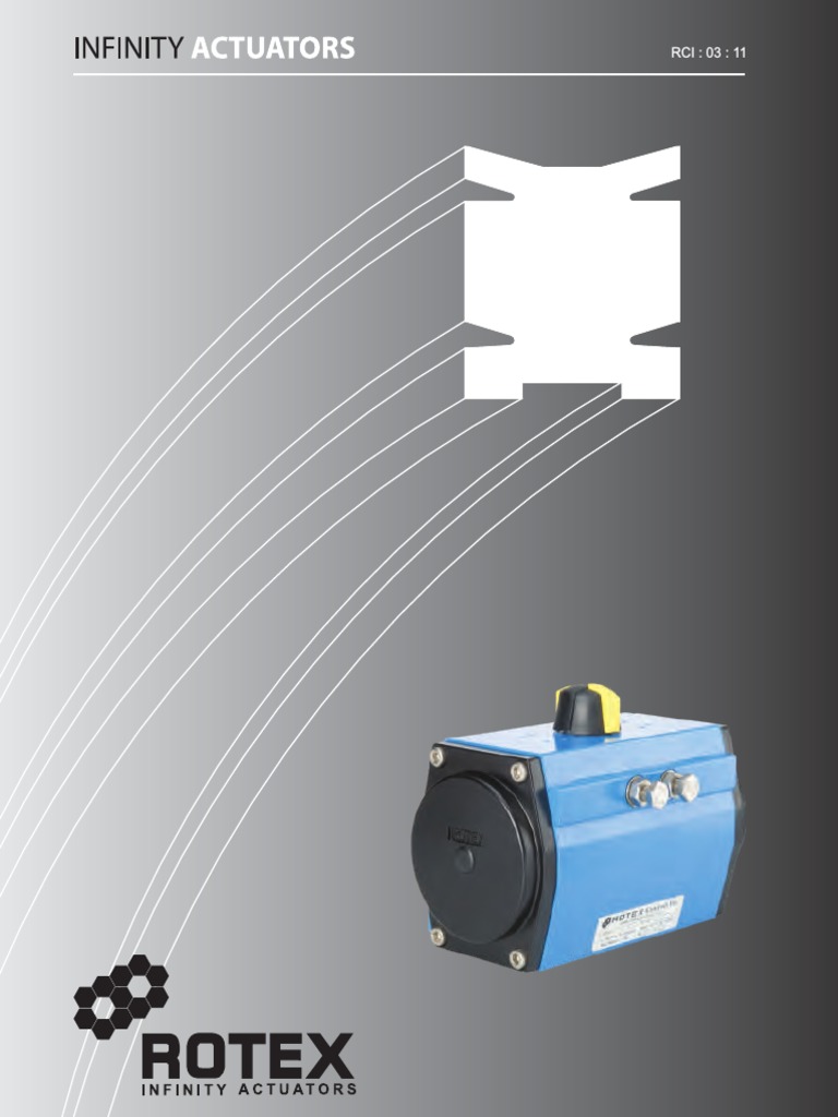Rotex ECV Actuator Catalog PDF Corrosion Secondary Sector Of The