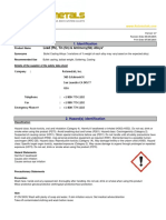 Lead Tin and Antimony Bullet Alloys SDS