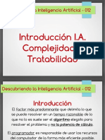 Introducción IA Complejidad y Tratabilidad