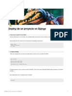 Deploy de Un Proyecto en Django