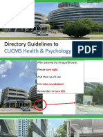 Directory To Psychology Clinic UOC (By Vehicle)